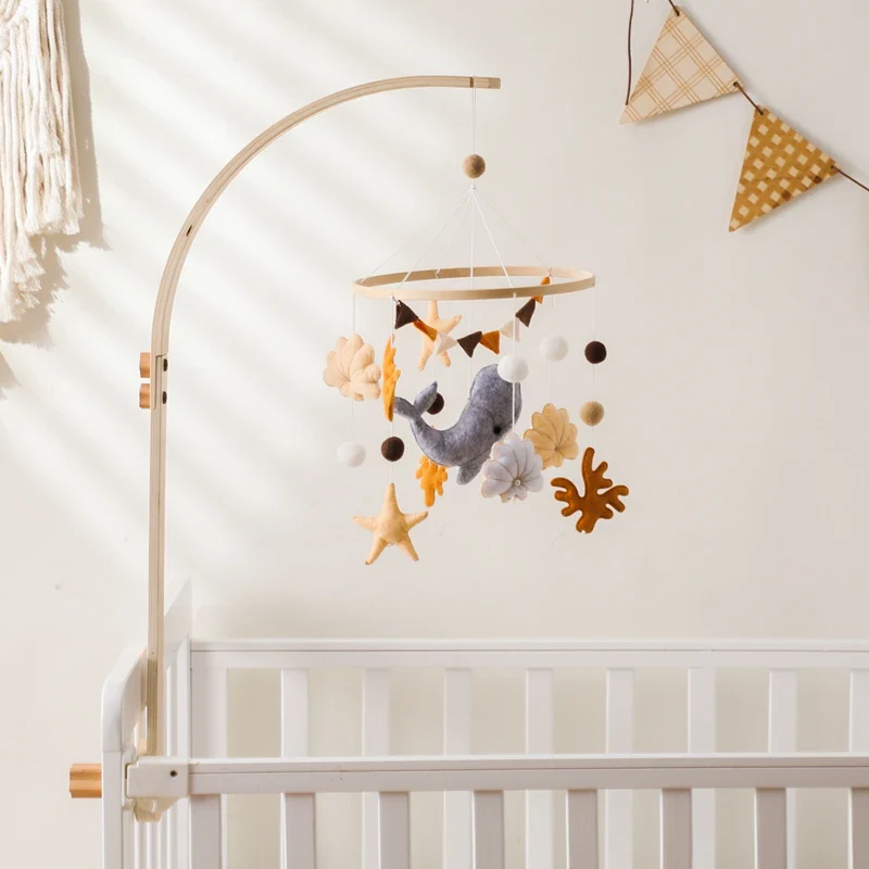 Dreamy Bear Crib Mobile with Soft Bells – Handmade Cloud & Star Nursery Decor - Image 60
