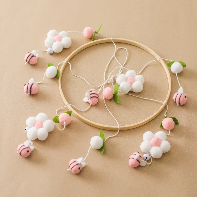 Dreamy Bear Crib Mobile with Soft Bells – Handmade Cloud & Star Nursery Decor - Image 66