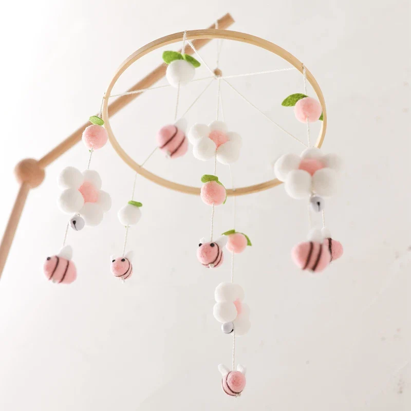 Dreamy Bear Crib Mobile with Soft Bells – Handmade Cloud & Star Nursery Decor - Image 69