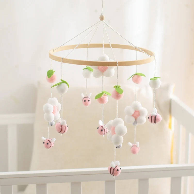 Dreamy Bear Crib Mobile with Soft Bells – Handmade Cloud & Star Nursery Decor - Image 71