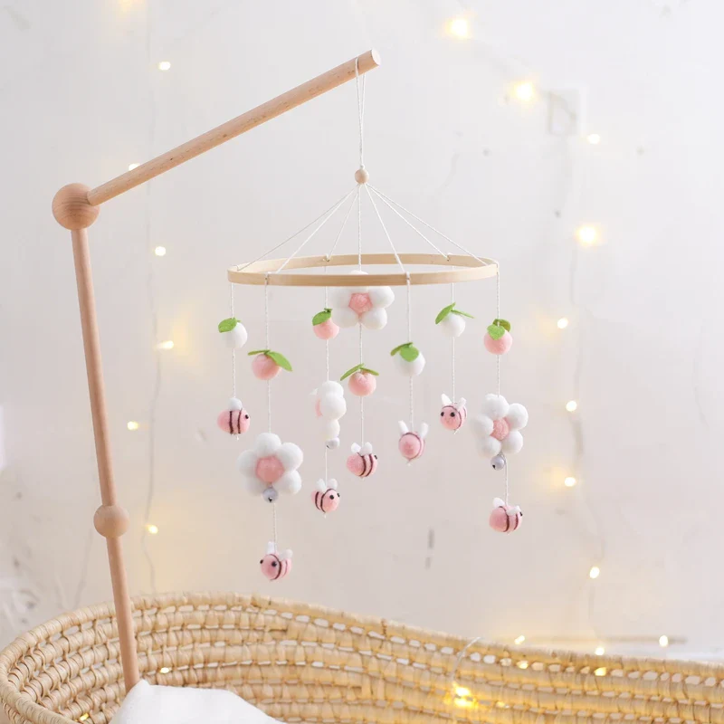 Dreamy Bear Crib Mobile with Soft Bells – Handmade Cloud & Star Nursery Decor - Image 72