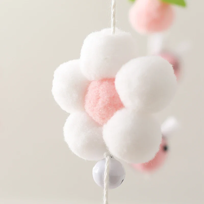 Dreamy Bear Crib Mobile with Soft Bells – Handmade Cloud & Star Nursery Decor - Image 76