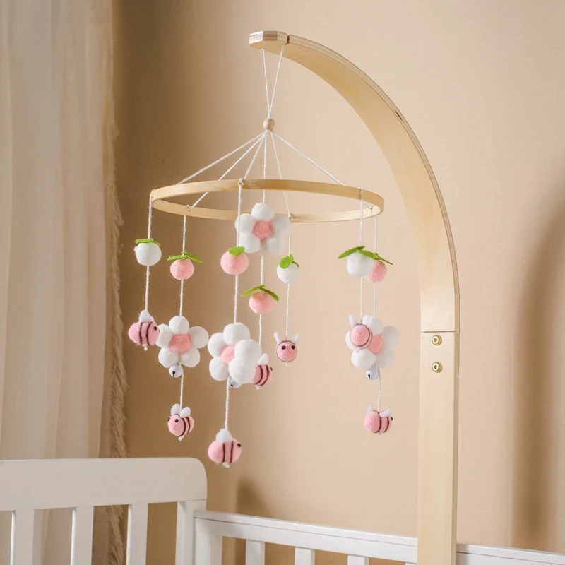 Dreamy Bear Crib Mobile with Soft Bells – Handmade Cloud & Star Nursery Decor - Image 78