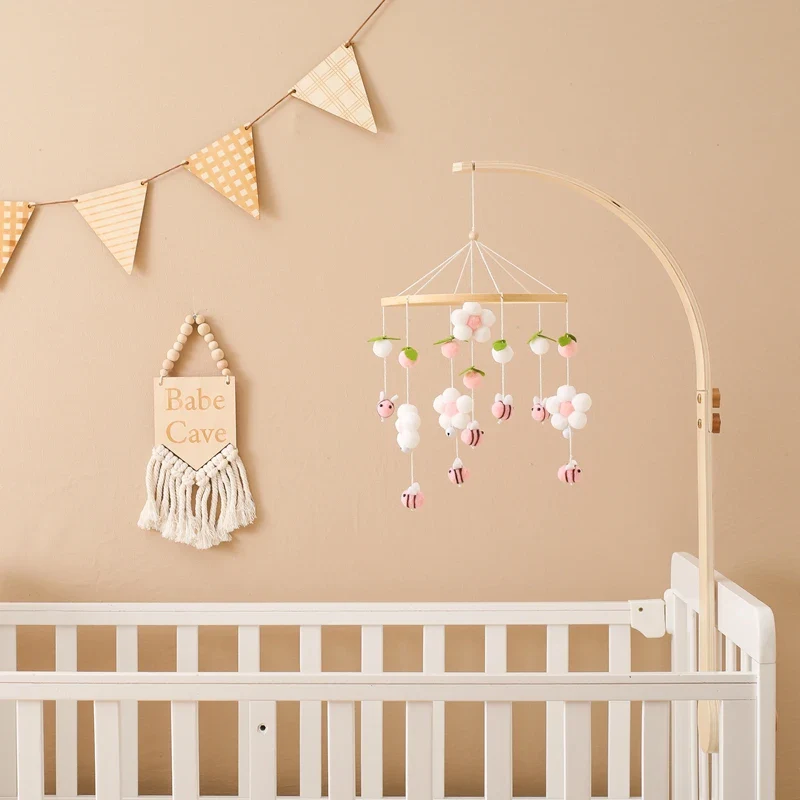 Dreamy Bear Crib Mobile with Soft Bells – Handmade Cloud & Star Nursery Decor - Image 79