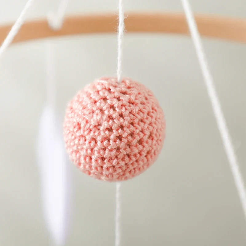 Dreamy Bear Crib Mobile with Soft Bells – Handmade Cloud & Star Nursery Decor - Image 96