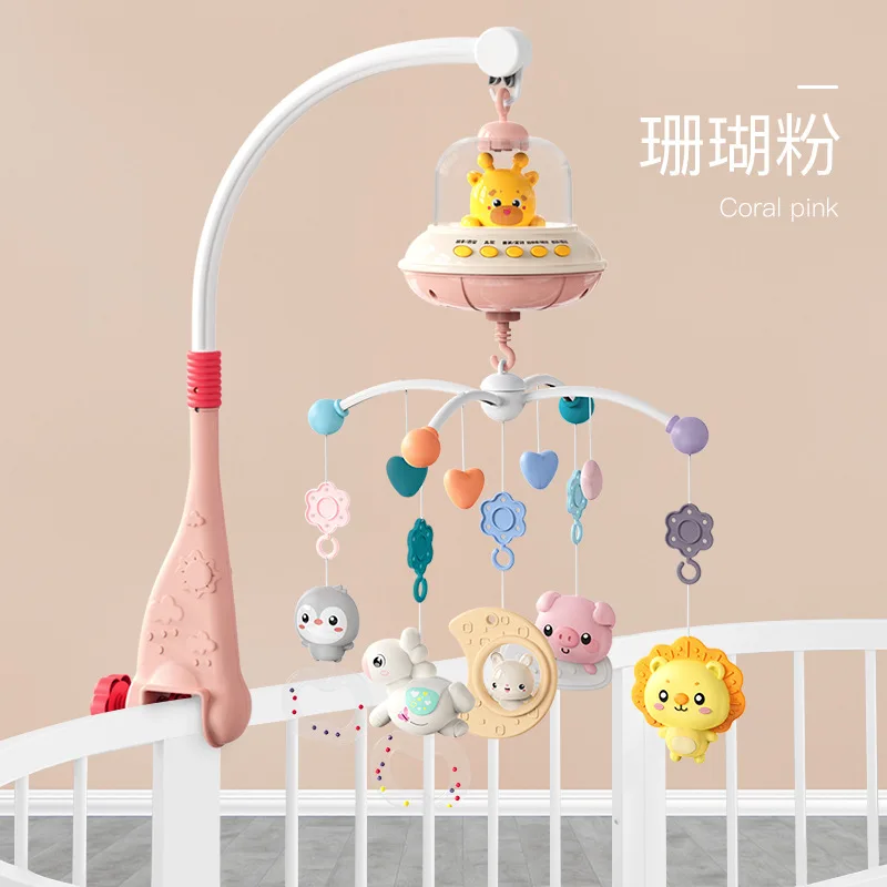 Crib Mobile Remote Music Light Newborn Sensory Toys - Image 37