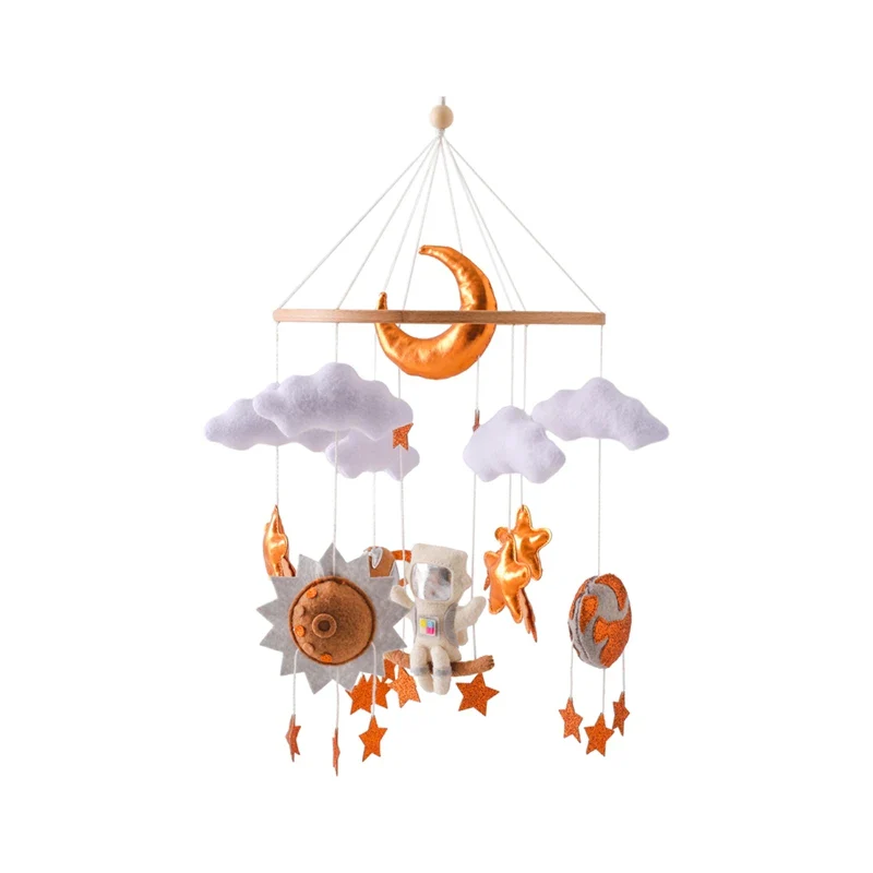 Hot Air Balloon Crib Mobile Newborn Sensory Toys Soothing - Image 120