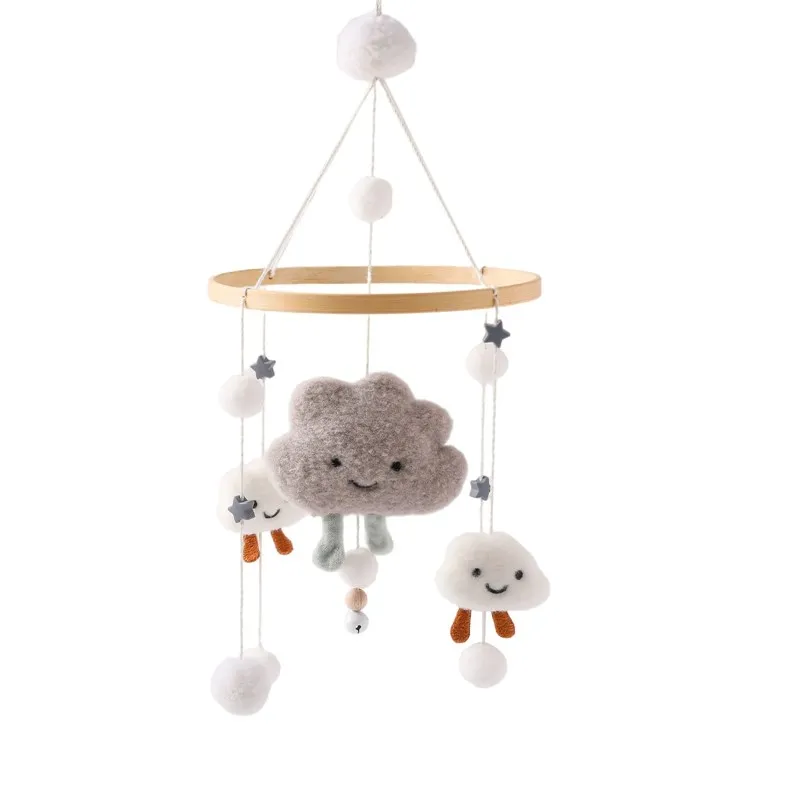 Baby Mobile Wooden Crib Hanging Toy Newborn Nursery Fall 2025 Soothing Music Developmental Gift - Image 14
