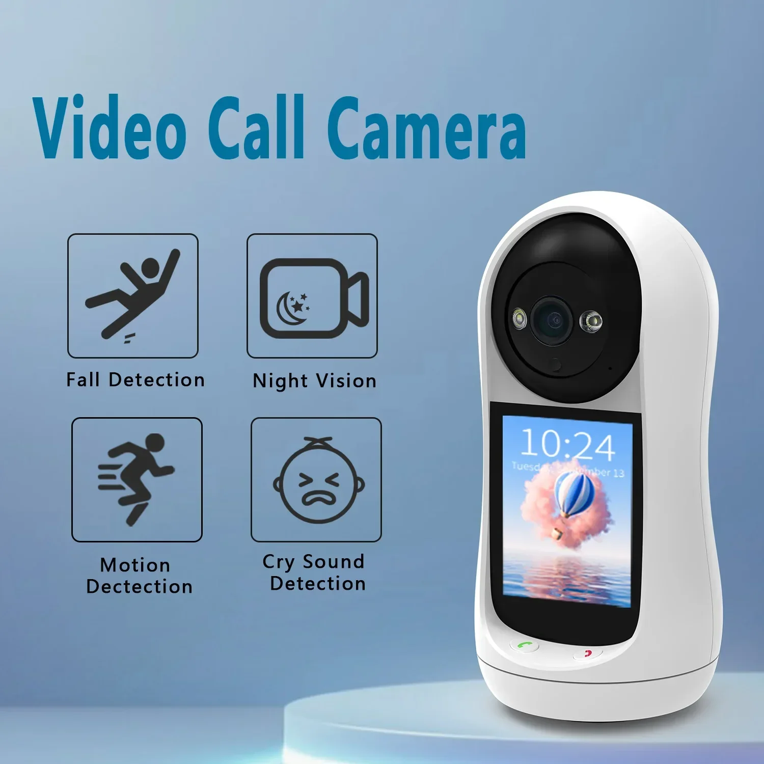 Baby Monitor 3MP PTZ With 2.8 Inch IPS Screen Video Call Baby Cry Detection Home Security Remote Monitoring 2025 - Image 2