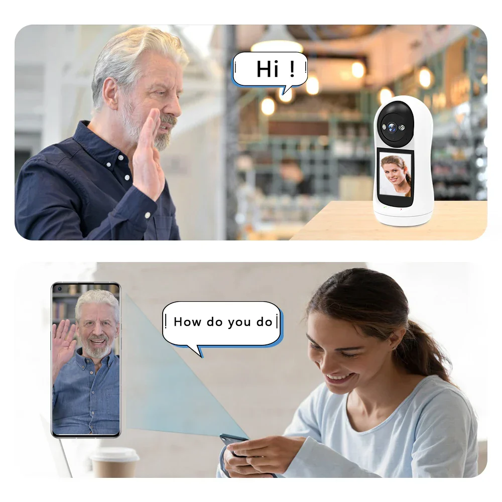 Baby Monitor 3MP PTZ With 2.8 Inch IPS Screen Video Call Baby Cry Detection Home Security Remote Monitoring 2025 - Image 4