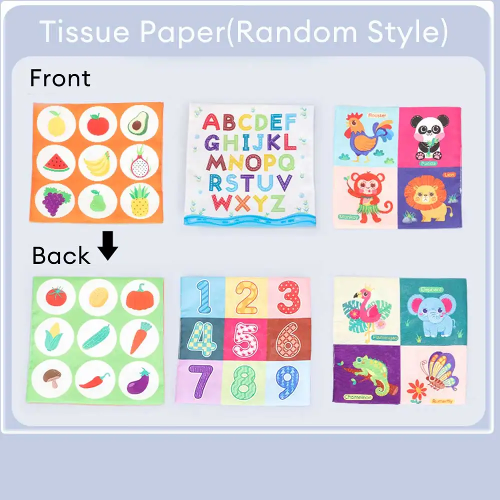 Montessori Cloth Tissue Box Toy Newborn Sensory Toys - Image 5