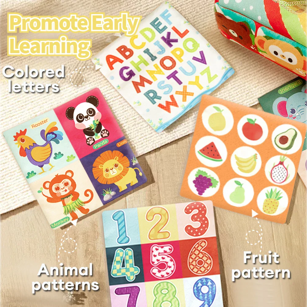 Montessori Cloth Tissue Box Toy Newborn Sensory Toys - Image 8