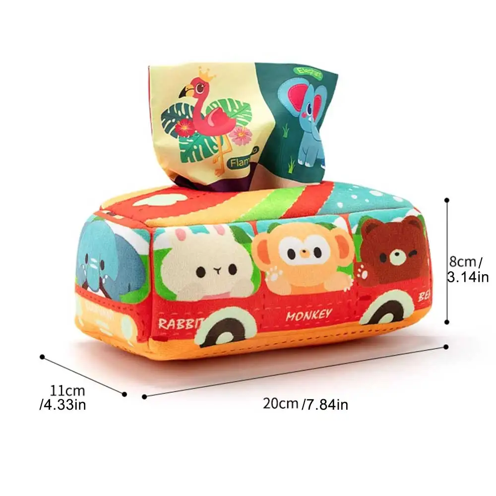 Montessori Cloth Tissue Box Toy Newborn Sensory Toys - Image 9