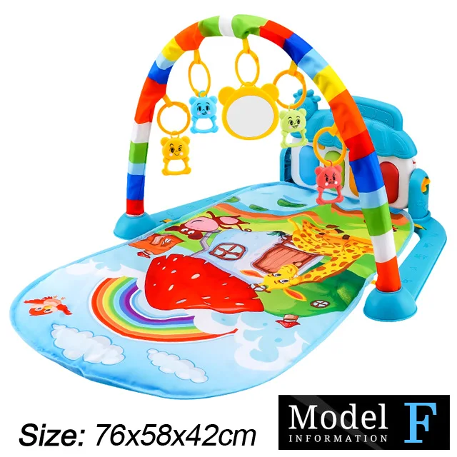 Baby Play Gym Piano Activity Mat With Hanging Toys Newborn Early Education Fall 2025 Sensory Motor Skill Gift - Image 15
