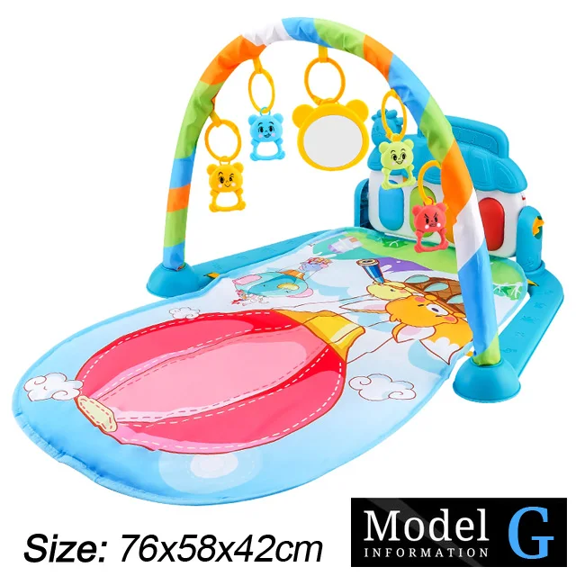 Baby Play Gym Piano Activity Mat With Hanging Toys Newborn Early Education Fall 2025 Sensory Motor Skill Gift - Image 16