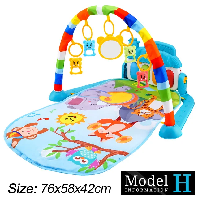 Baby Play Gym Piano Activity Mat With Hanging Toys Newborn Early Education Fall 2025 Sensory Motor Skill Gift - Image 17