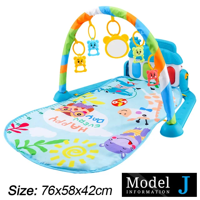 Baby Play Gym Piano Activity Mat With Hanging Toys Newborn Early Education Fall 2025 Sensory Motor Skill Gift - Image 18