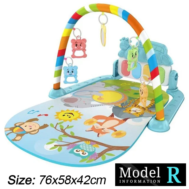 Baby Play Gym Piano Activity Mat With Hanging Toys Newborn Early Education Fall 2025 Sensory Motor Skill Gift - Image 23