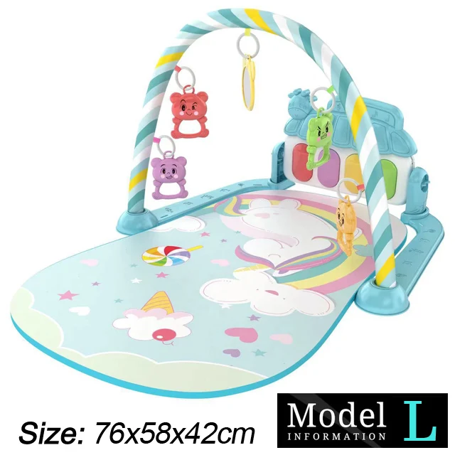 Baby Play Gym Piano Activity Mat With Hanging Toys Newborn Early Education Fall 2025 Sensory Motor Skill Gift - Image 25