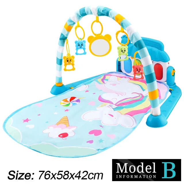 Baby Play Gym Piano Activity Mat With Hanging Toys Newborn Early Education Fall 2025 Sensory Motor Skill Gift - Image 26