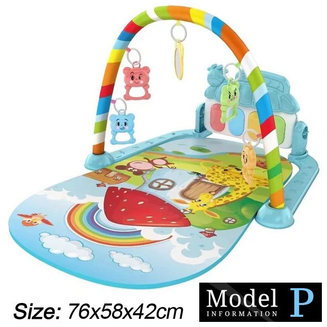 Baby Play Gym Piano Activity Mat With Hanging Toys Newborn Early Education Fall 2025 Sensory Motor Skill Gift - Image 27