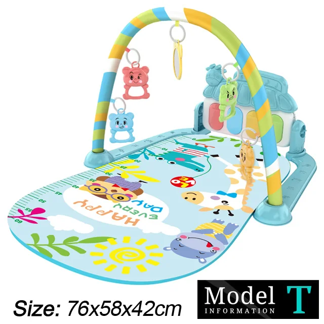 Baby Play Gym Piano Activity Mat With Hanging Toys Newborn Early Education Fall 2025 Sensory Motor Skill Gift - Image 9