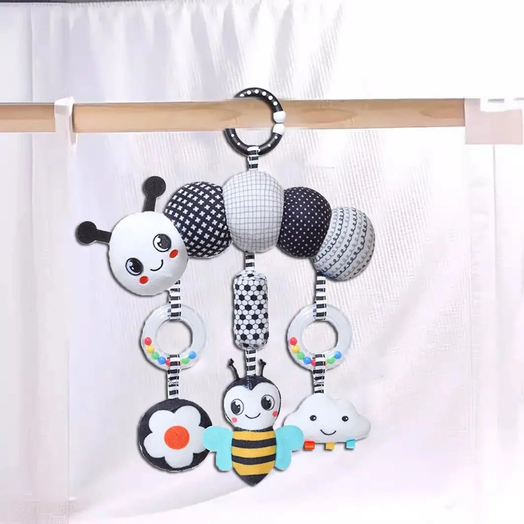 Baby Rattle Stroller Hanging Toy Newborn Sensory Toys - Image 3