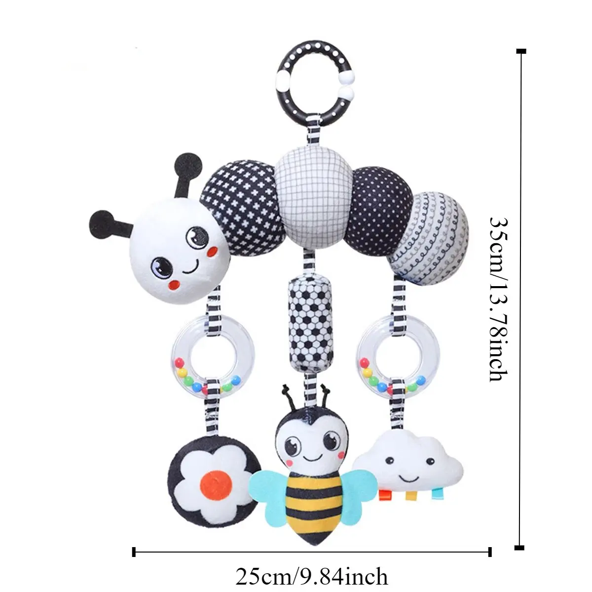 Baby Rattle Stroller Hanging Toy Newborn Sensory Toys - Image 5