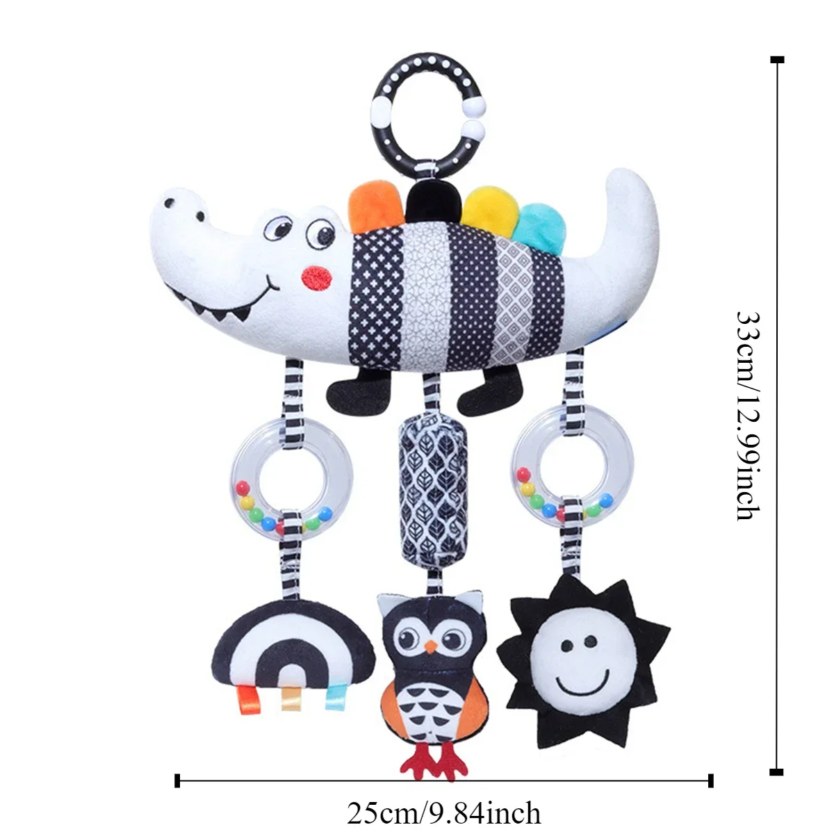 Baby Rattle Stroller Hanging Toy Newborn Sensory Toys - Image 6