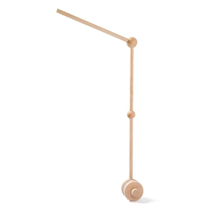 Wooden Baby Mobile Crib Arm Holder Newborn Sensory Toys - Image 31