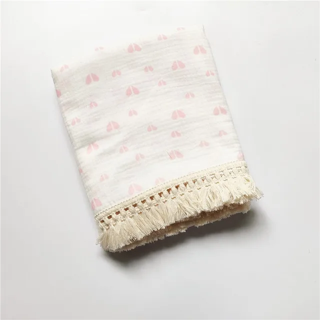 Baby Swaddle Blanket 100 Percent Cotton Muslin Newborn Floral Print Quilt Swaddle Fall 2025 Breathable Soft Gift - Image 21