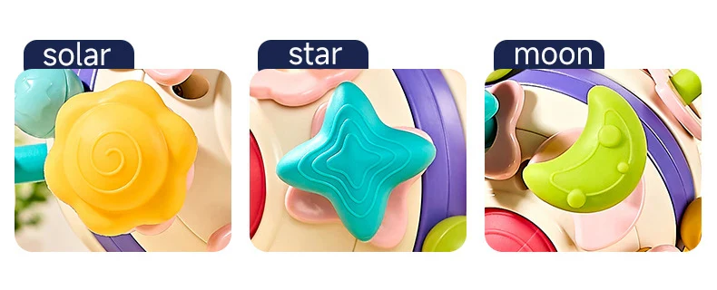 Baby Teether Rattle Hand Grip Sensory Ball Toy Newborn - Image 10