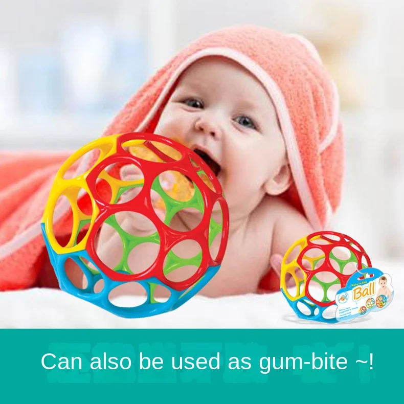 Baby Rattle Teether Ball Newborn Sensory Toys Soft Safe - Image 10