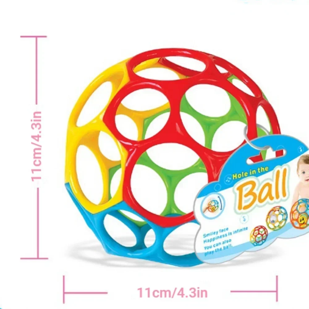 Baby Rattle Teether Ball Newborn Sensory Toys Soft Safe - Image 18