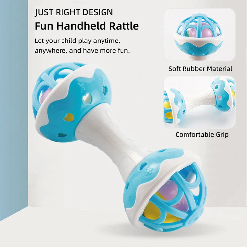 Baby Rattle Sensory Toy For Fine Motor Development - Image 3