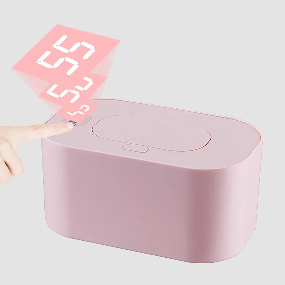 Baby Wipe Warmer Mini Wipe Warmer Dispenser Portable Home Car Nursery Essential Fall 2025 Warm Hygienic Wipes - Image 2