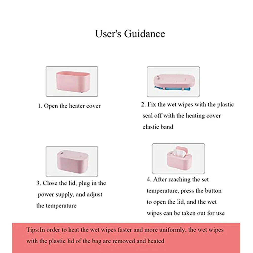 Baby Wipe Warmer Mini Wipe Warmer Dispenser Portable Home Car Nursery Essential Fall 2025 Warm Hygienic Wipes - Image 4