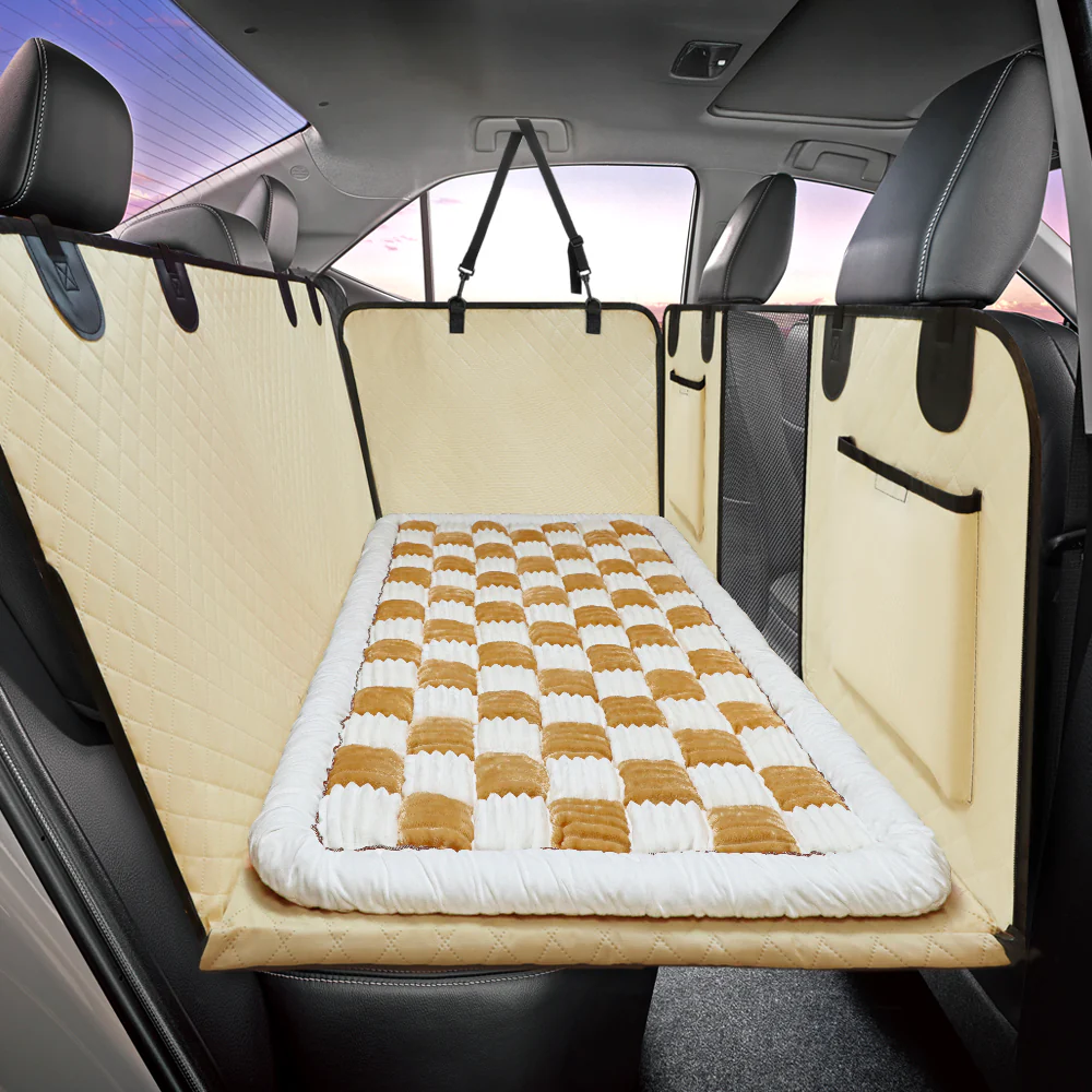 Backseat Dog Bed Large Plush Pet Car Seat Bed For Cozy Rides Fall 2025 Travel Must Have Mess Free - Image 11