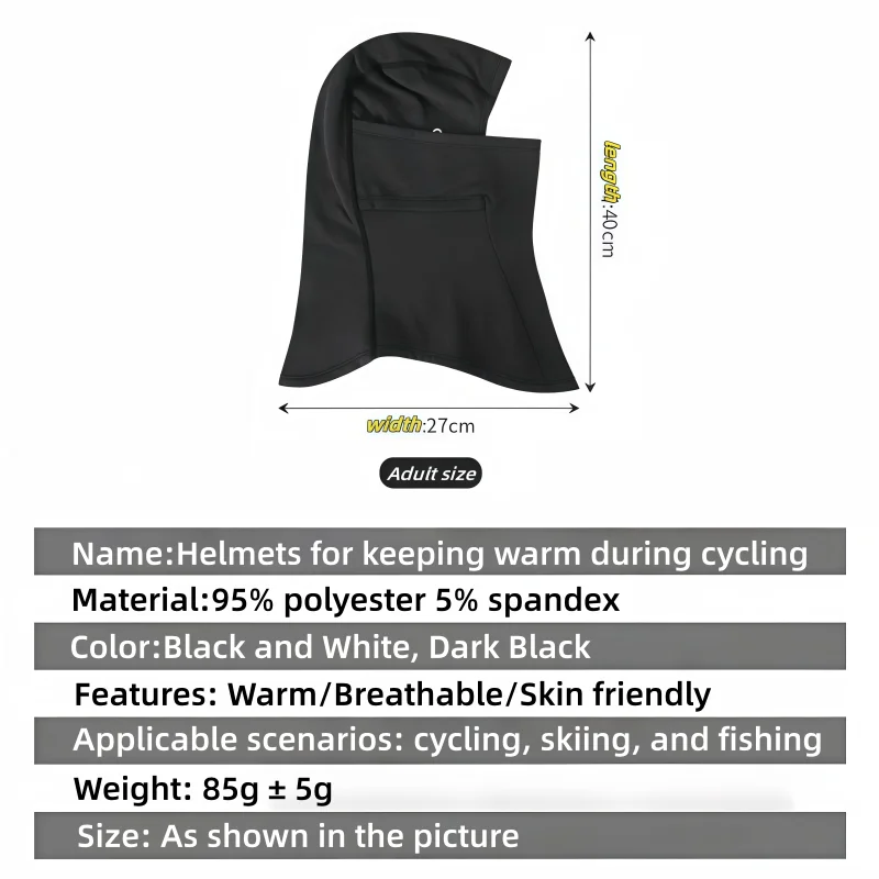 Balaclava Graffiti Print Face Mask Thermal Headwear for Winter Essentials 2026 Outdoor Cycling Warm - Image 4