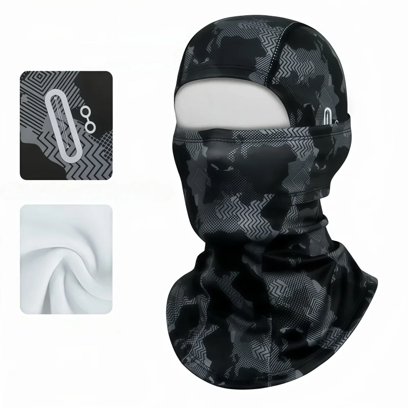 Balaclava Graffiti Print Face Mask Thermal Headwear for Winter Essentials 2026 Outdoor Cycling Warm - Image 9