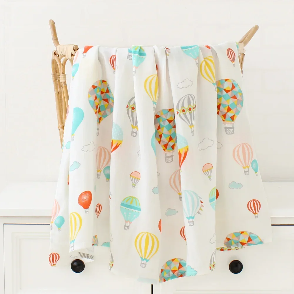 Bamboo Muslin Swaddle Blanket 120x120 Cm Floral Newborn Bedding Fall 2025 Breathable Eco Friendly Baby Gift - Image 26