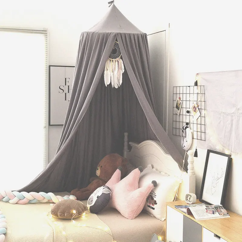 Bed Canopy Hanging Mosquito Net Dome Crib Nursery Decor Fall 2025 Cozy Mosquito Protection - Image 6