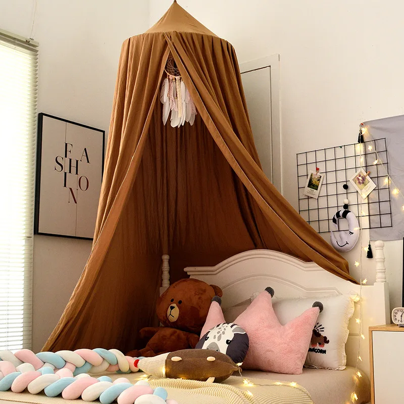 Bed Canopy Hanging Mosquito Net Dome Crib Nursery Decor Fall 2025 Cozy Mosquito Protection - Image 7