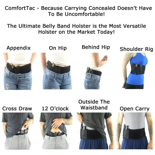 Belly Band Holster Breathable Neoprene Concealed Carry Low-Profile Waistband Fall 2025 Everyday Carry Quick Access - Image 6