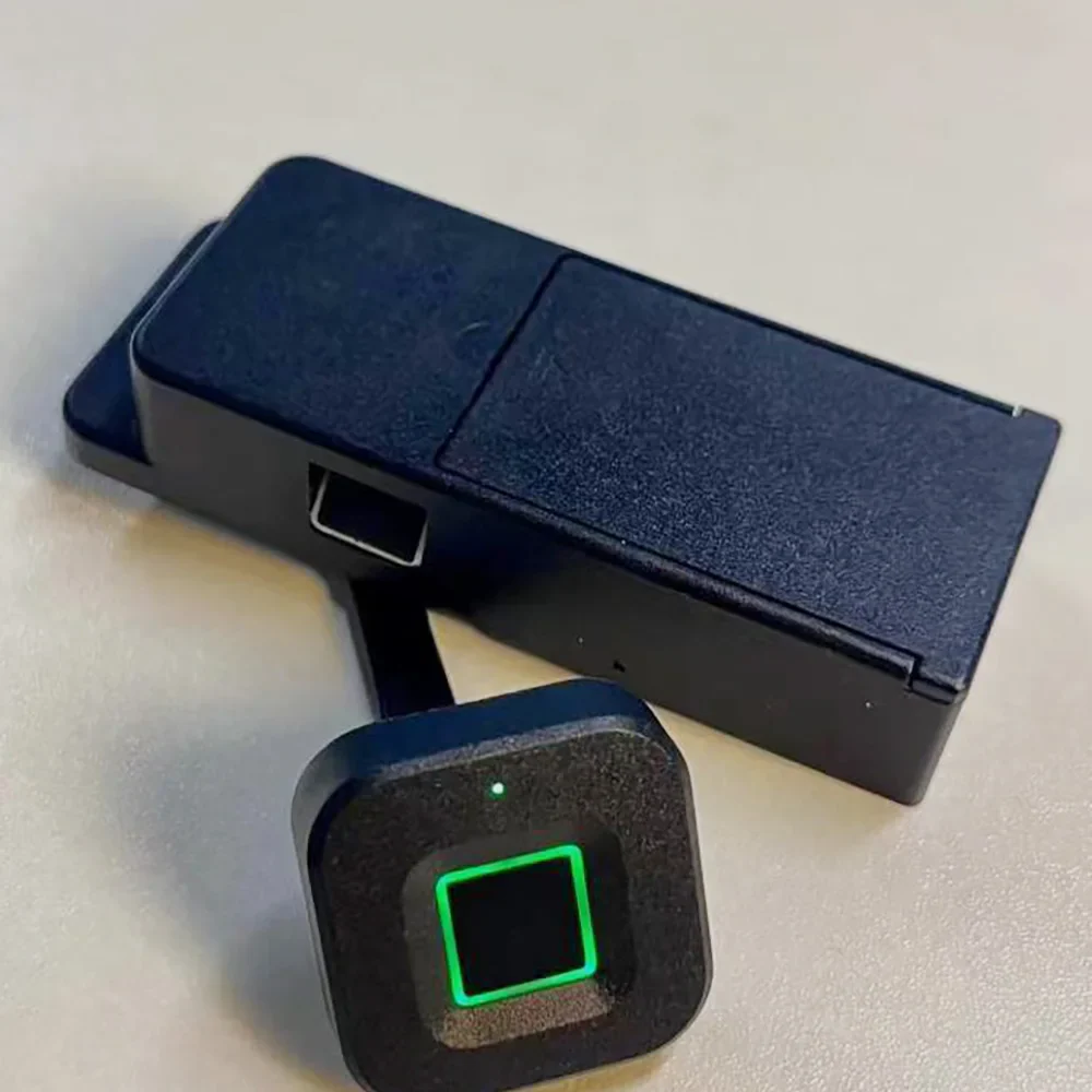 Fingerprint Cabinet Lock Black Keyless Smart Drawer Lock - Image 6