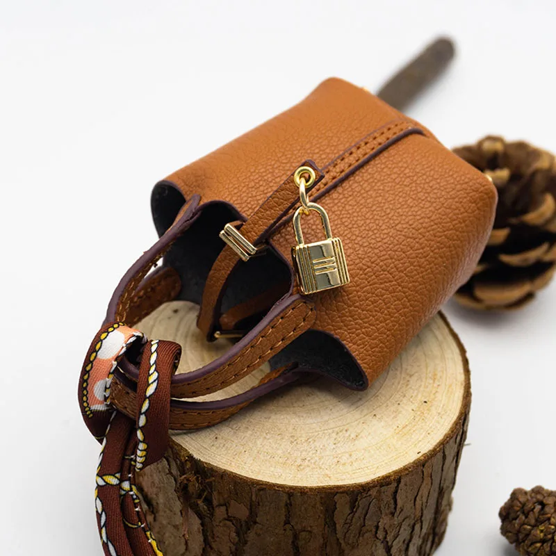 1+1 Free Birkin Inspired Mini Hand Bag - Basket Bag Charm - Image 5