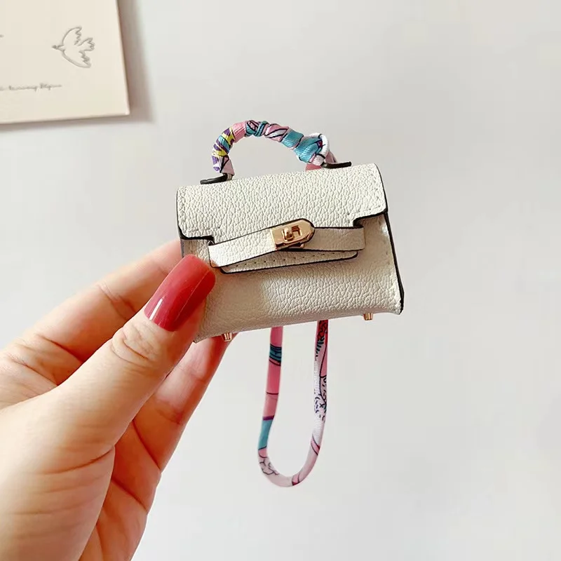 Birkin Inspired Mini Hand Bag - Business Bag Charm - Image 10