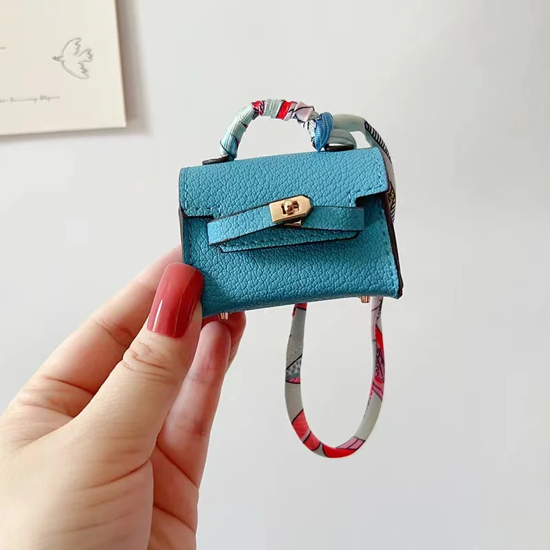 Birkin Inspired Mini Hand Bag - Business Bag Charm - Image 11