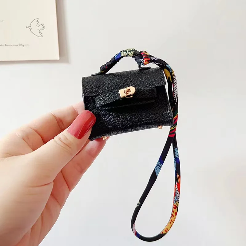 Birkin Inspired Mini Hand Bag - Business Bag Charm - Image 12