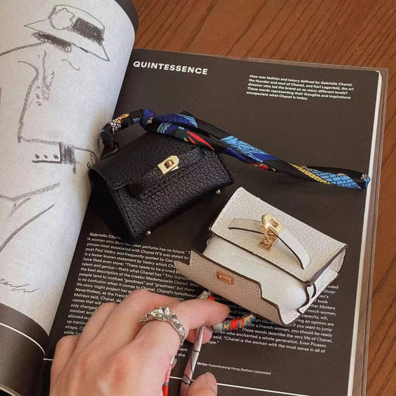 Birkin Inspired Mini Hand Bag - Business Bag Charm - Image 4